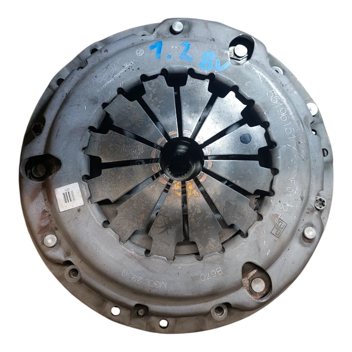 Fiat Punto Grande 1.2  8V  05-18   zamašnjak dvomaseni / korpa , lamela  55196151  40470371