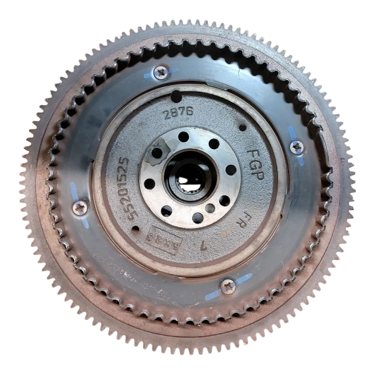 Fiat Punto Grande 1.3 M-jet 75ks  05-18   zamašnjak jednomaseni/korpa,lamela  55201525  322036210