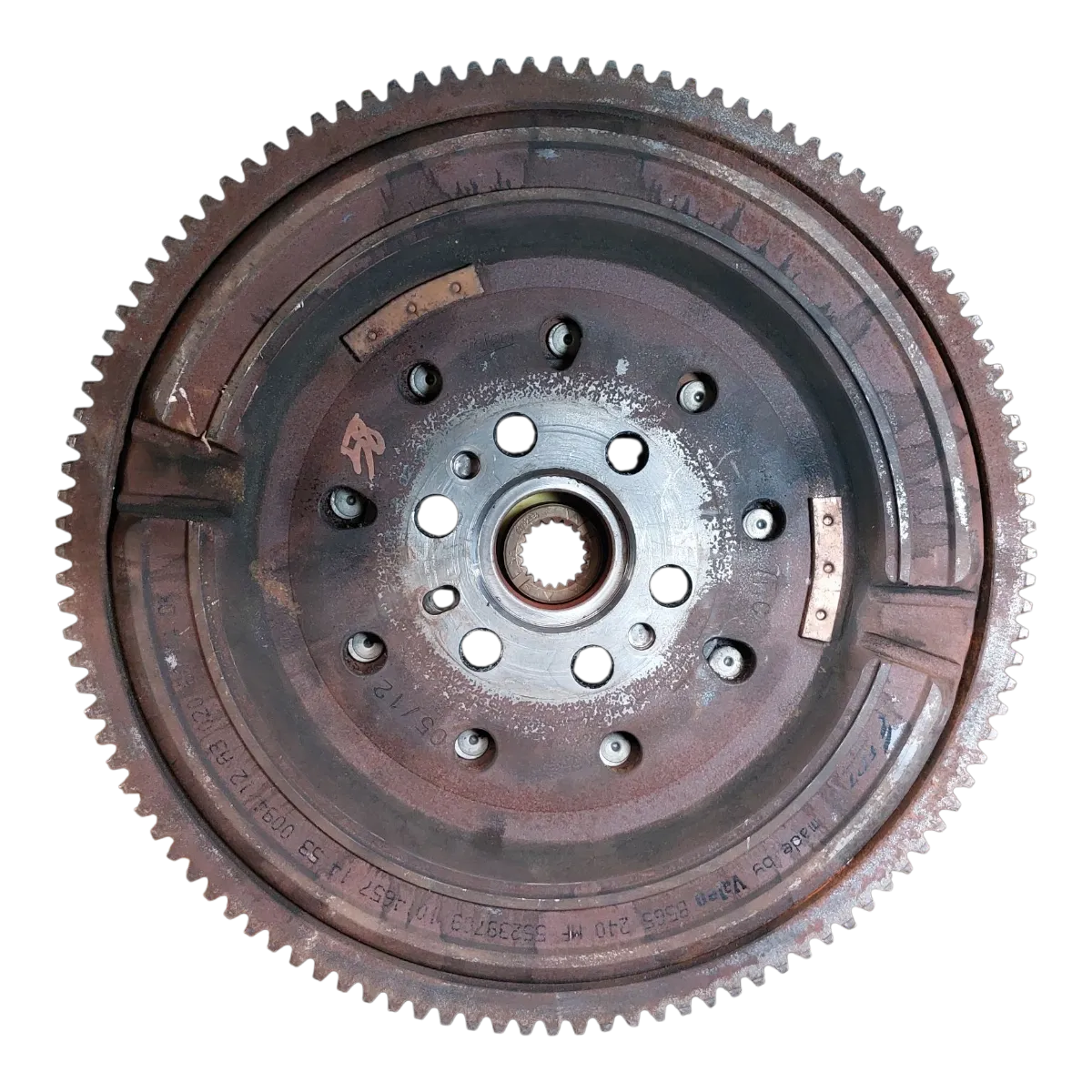 Fiat Doblo III 1.6 M-jet 10-22   zamašnjak dvomaseni / korpa , lamela  55239709  55209820