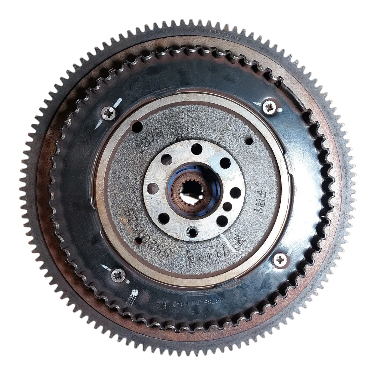 Fiat Linea 1.3 JTD  07-   zamašnjak jednomaseni/korpa,lamela 55201525  46785460