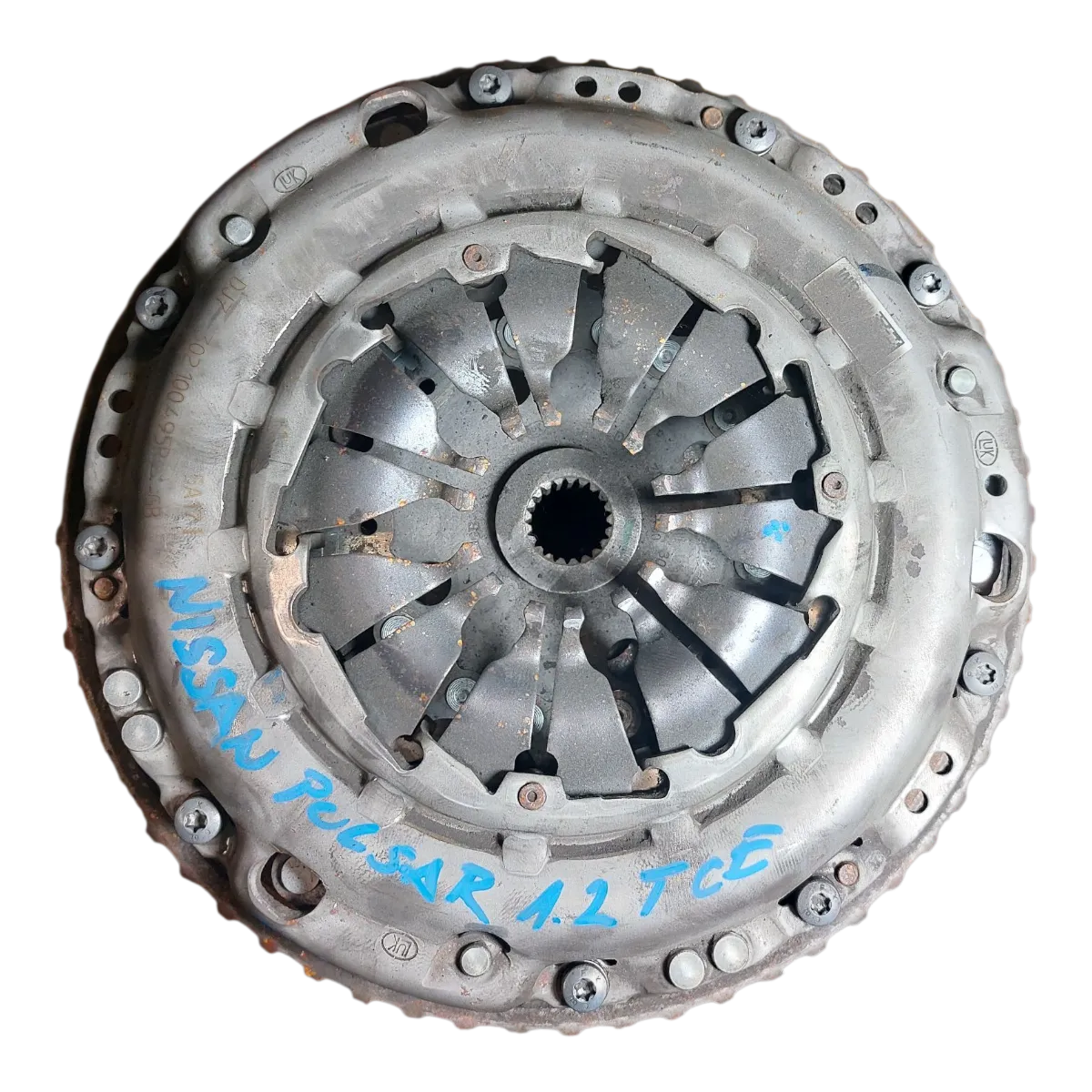 Nissan Pulsar  1.2 DIG  14-      zamašnjak dvomaseni/ korpa ,lamela  123104345R  123005344R