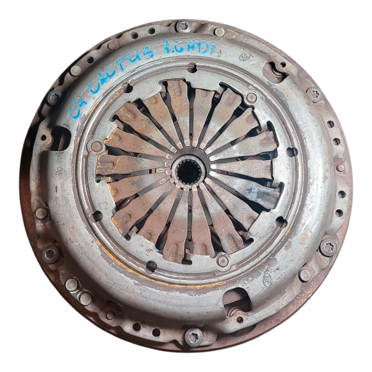 Citroen C4 Cactus  1.6 HDI  100ks 14-20  zamašnjak dvomaseni/ korpa ,lamela   9801137780