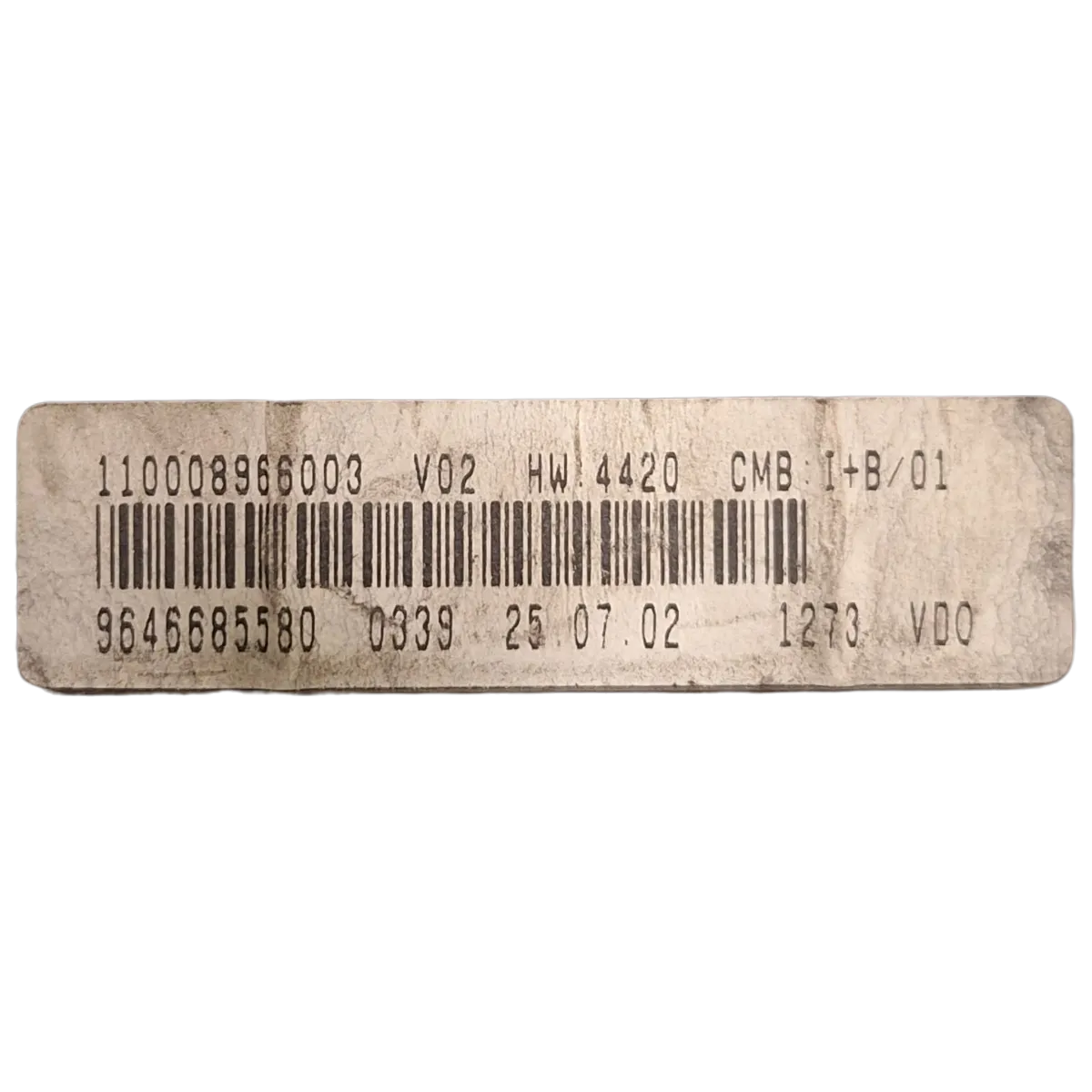 Citroen Xsara Picasso  99-11  kilometar sat/ brzinomjer     9646685580   110008966003