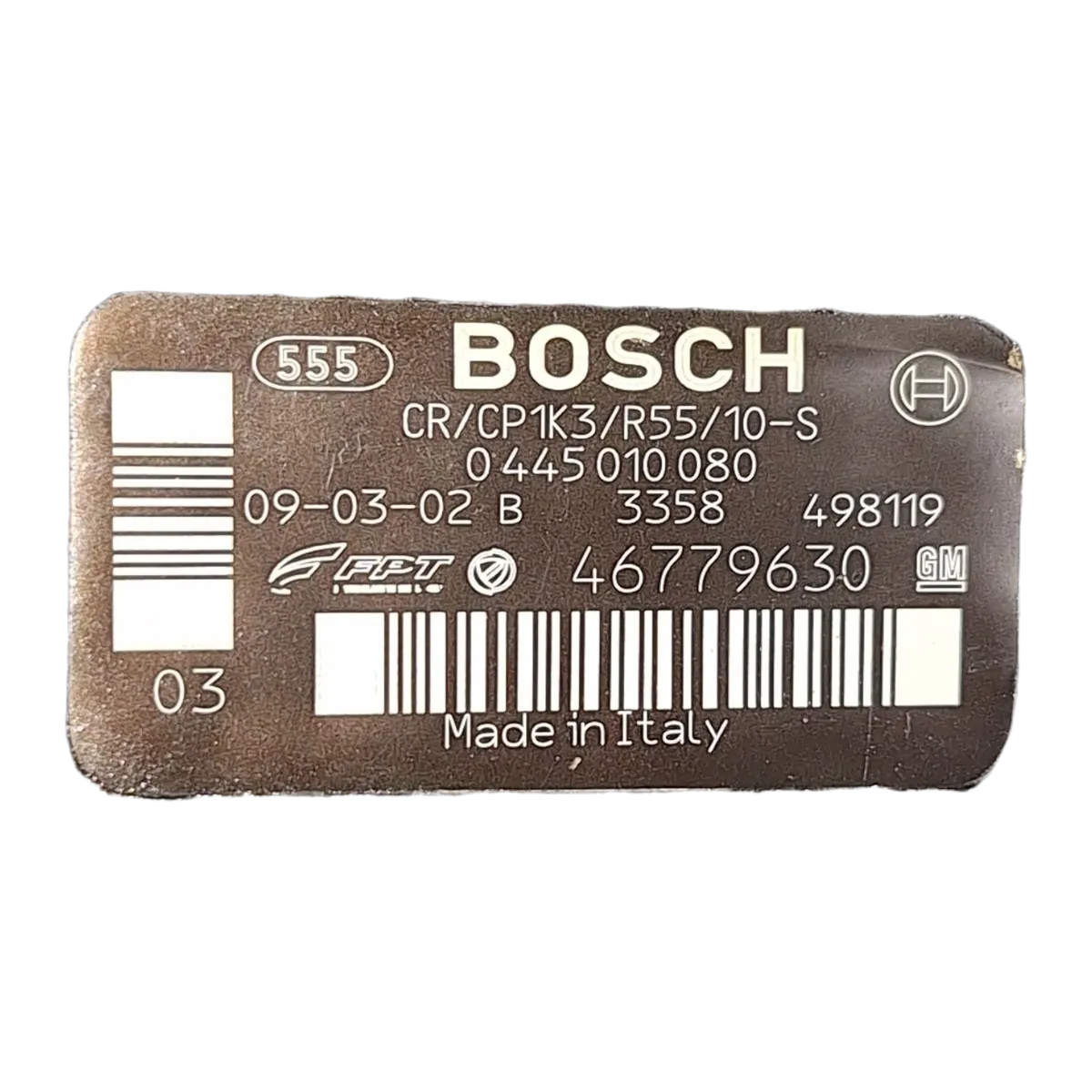 Fiat Panda II 1.3 JTD  03-12   visokotlačna pumpa goriva    0445010080  46779630