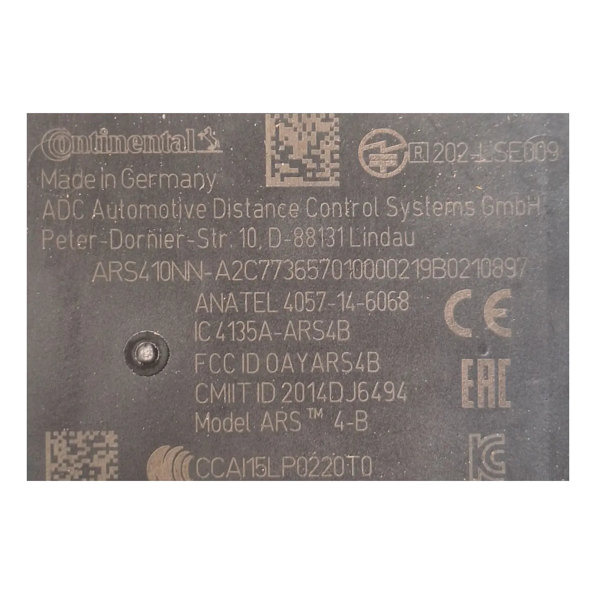 Nissan Juke  F16  1.0 TCE   19-    radar    4057146068  4135AARS4B  2014DJ6494