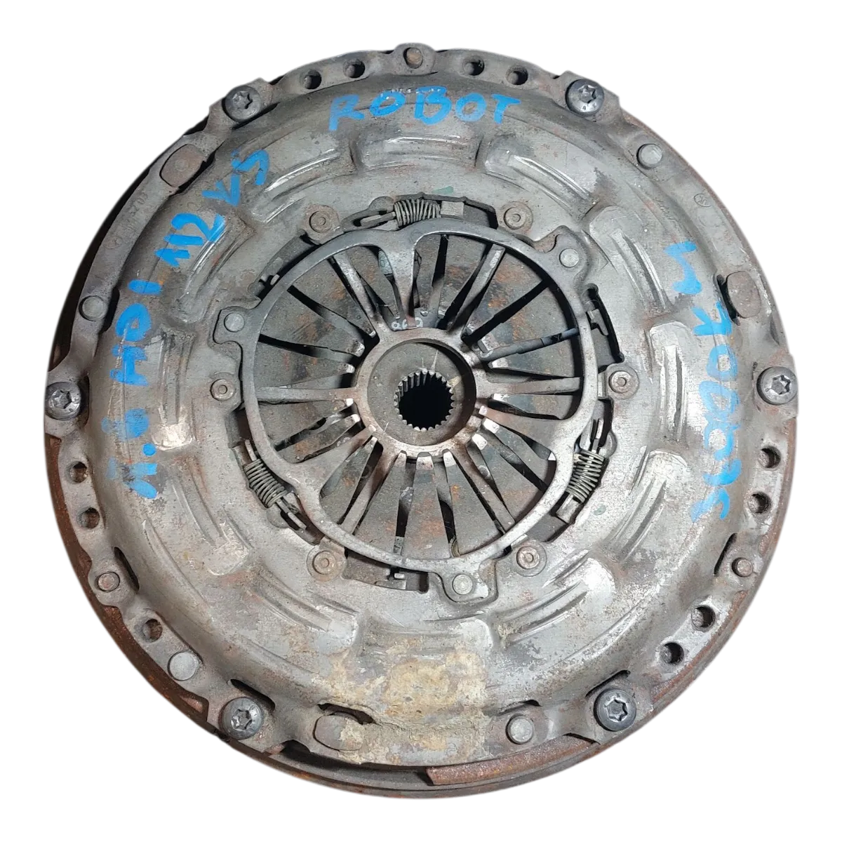 Citroen C4 B7 1.6 HDI 112ks10-18 zamašnjak dvomaseni robot. / korpa , lamela 9686904080   36.000km