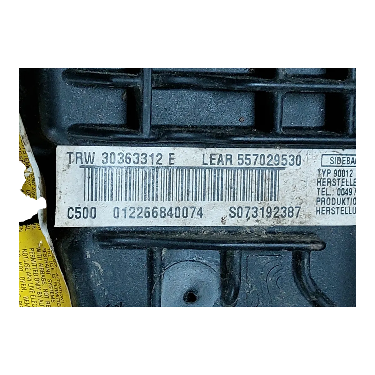 Fiat Punto Grande   05-15   airbag/ zračni jastuk sjedala  lijevi    30363312E   557029530