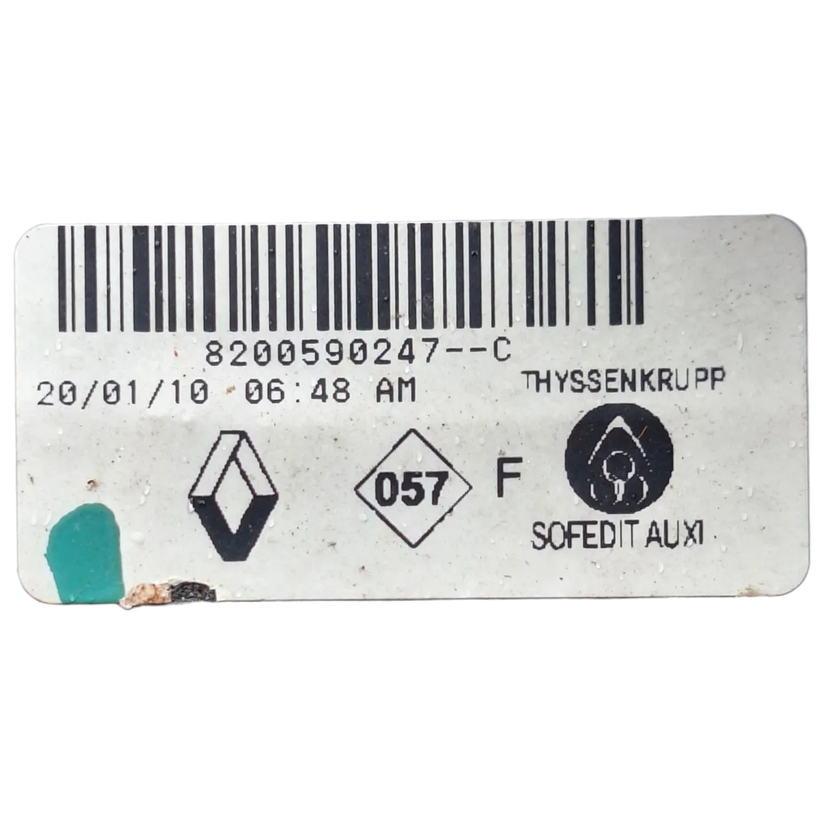Renault Kangoo III   07-13   pedala kvačila     8200590247