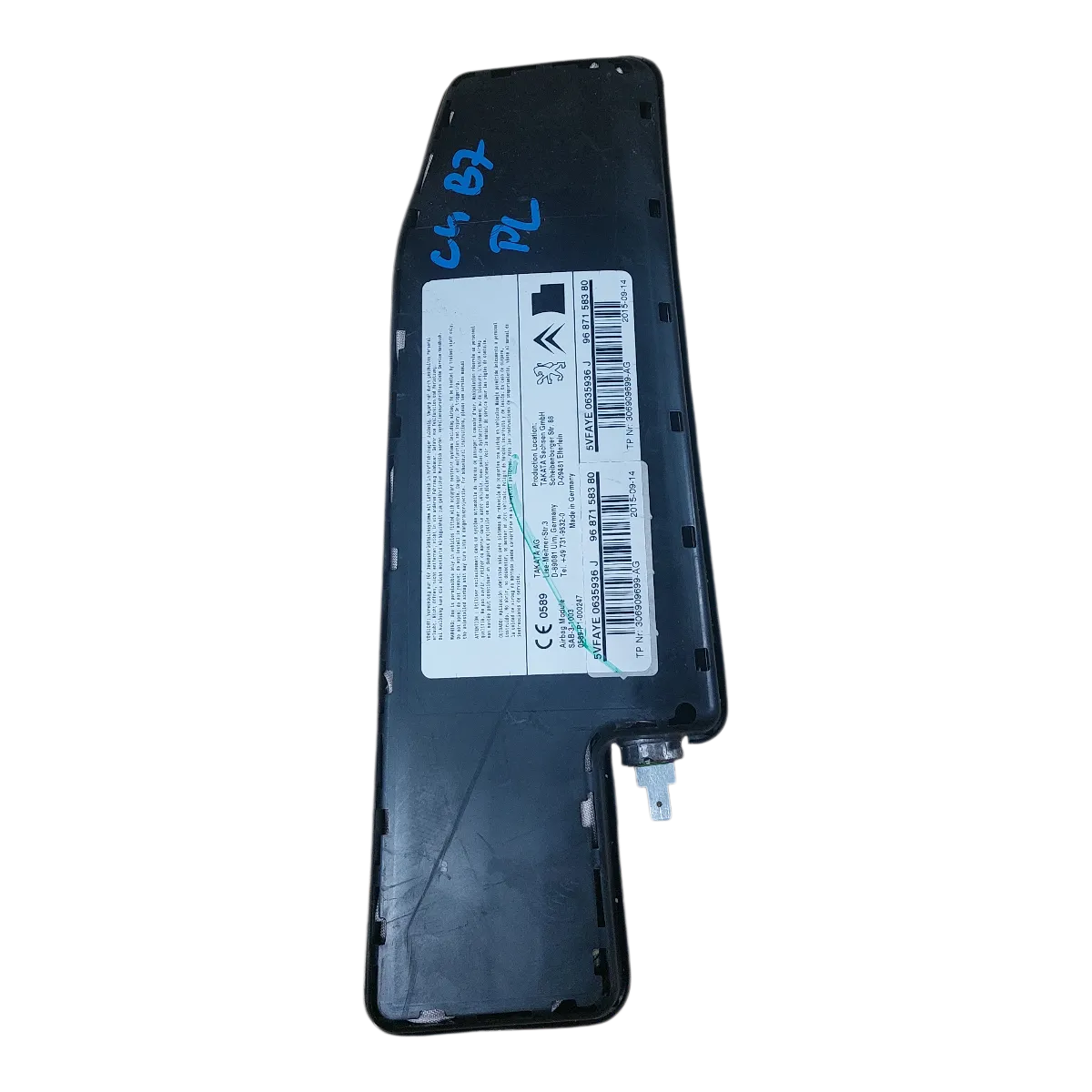 Citroen C4 B7 10-18  airbag/ zračni jastuk sjedala lijevi  9687158380