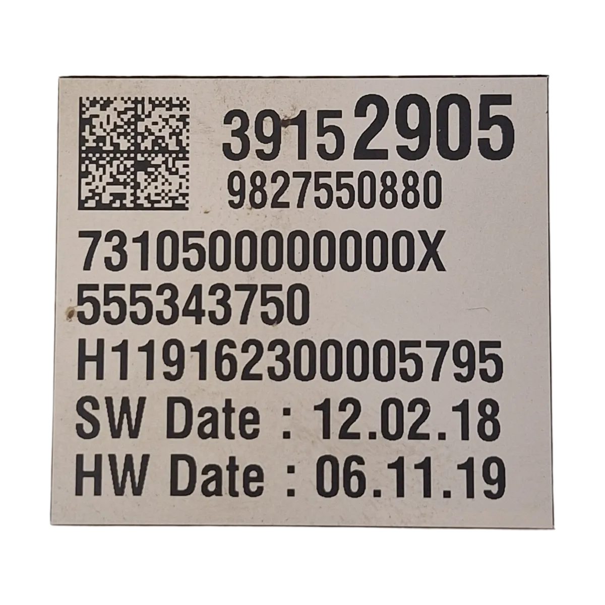 Opel Crossland  17-    display   39152905  9827550880  555343750