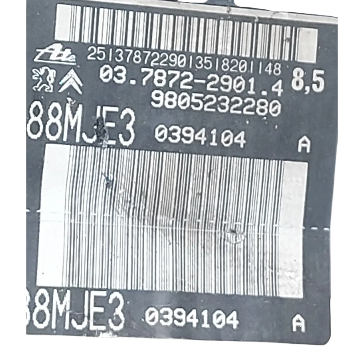 Peugeot  Expert IV  16-      servo bubanj/pojačivač sile kočenja   9805232280  88MJE3