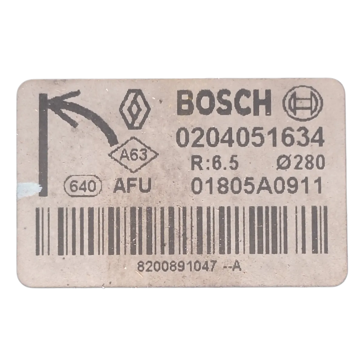 Renault Kangoo III  07-21  servo bubanj/ pojačivač sile kočenja    0204051634  8200891047