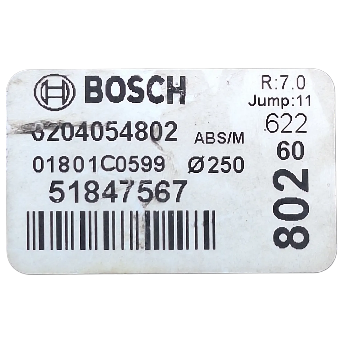 Fiat Doblo III  10- 22     servo bubanj/ pojačivač sile kočenja    0204054802  51847567