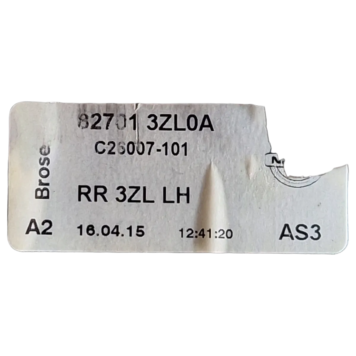 Nissan Pulsar   14 -     podizač stakla zadnji lijevi    827013ZL0A  C26007101