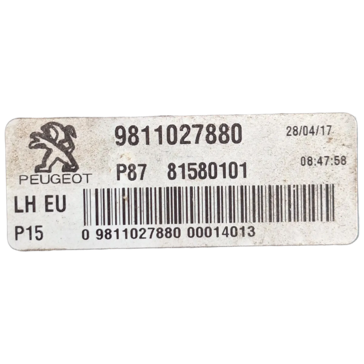 Peugeot 5008 P87   17-    lampa zadnja lijeva unutarnja    9811027880