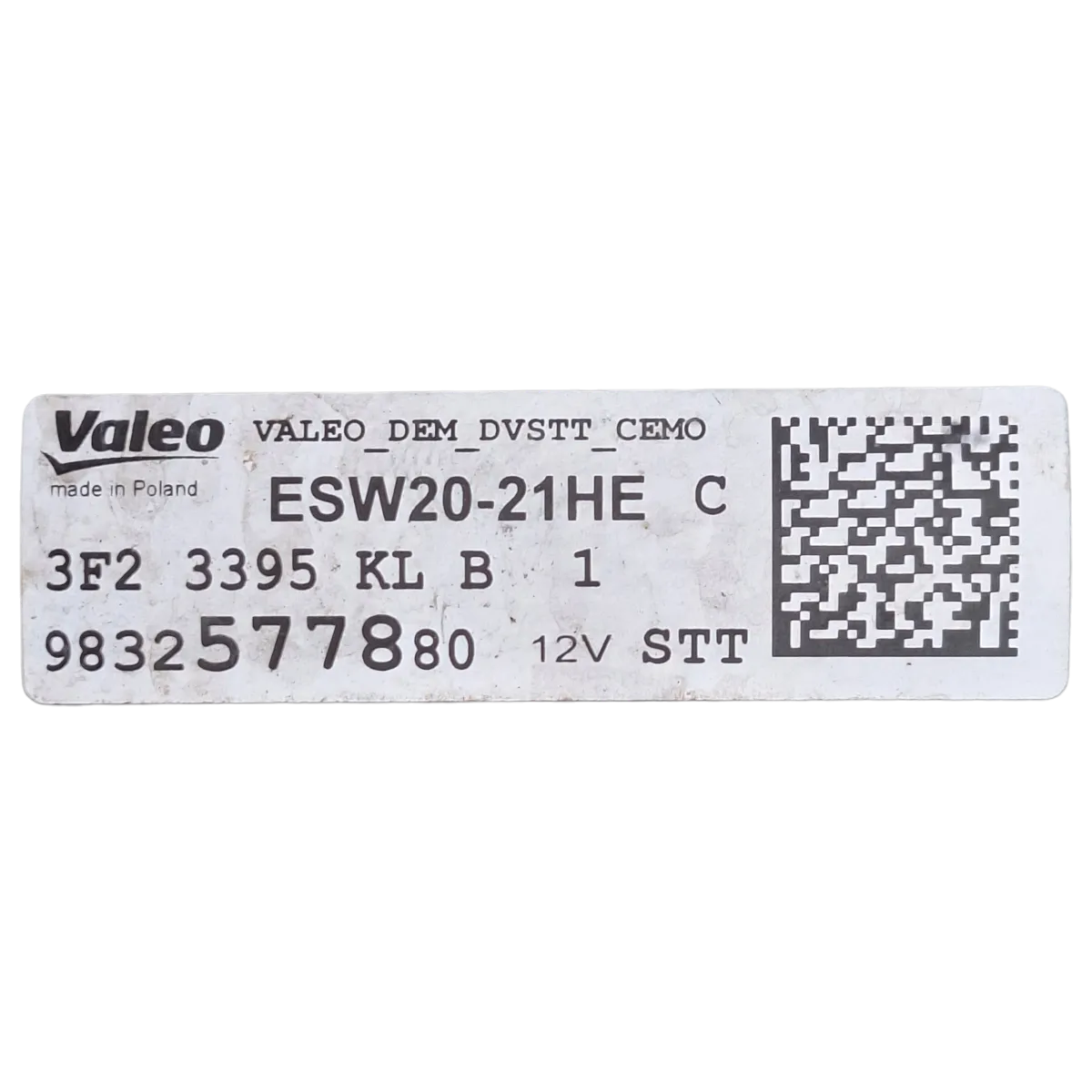 Opel Crossland 1.5 HDI  17-    starter/ alnaser    9832577880  ESW2021HE