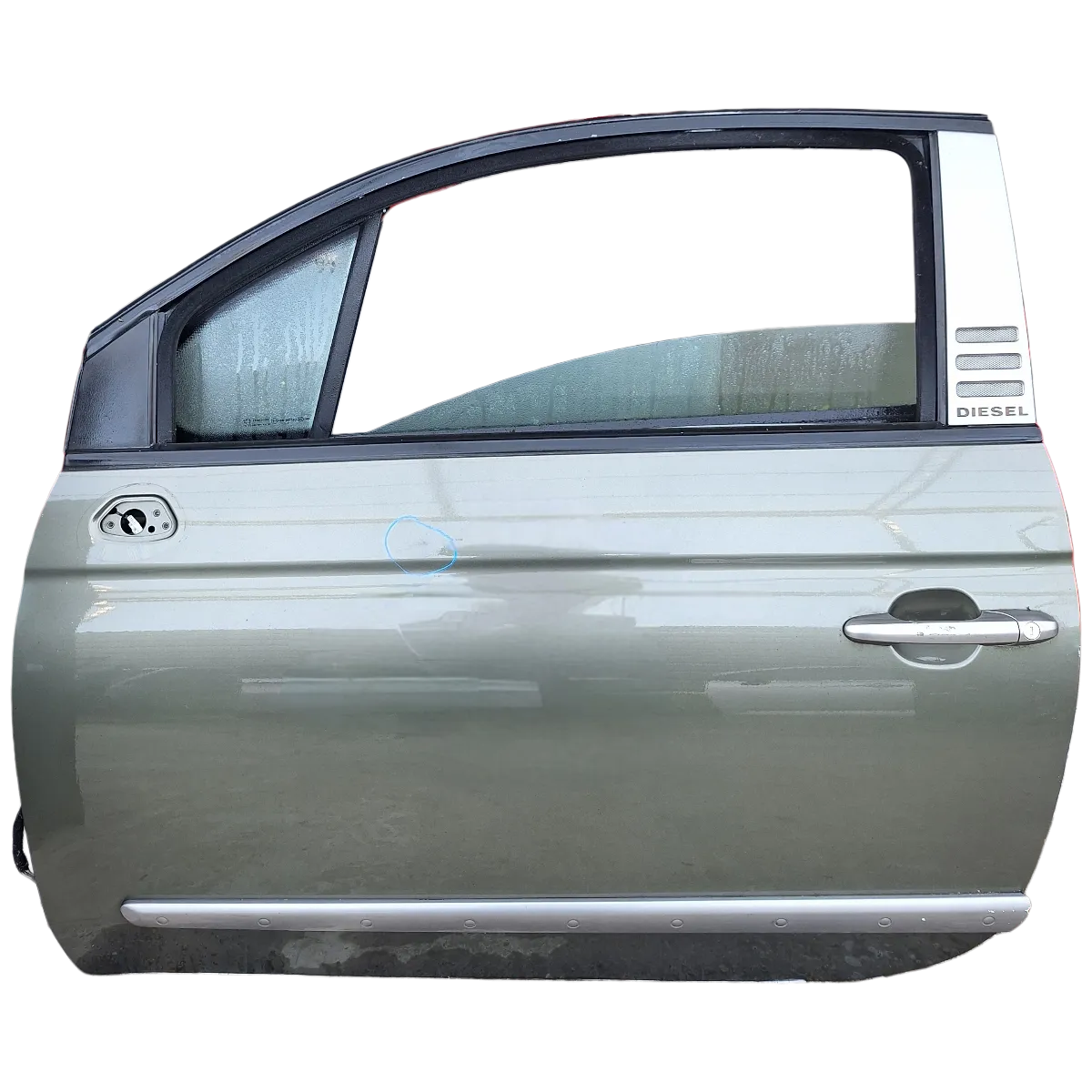Fiat 500   07-   vrata prednja lijeva  OŠTEĆENA!