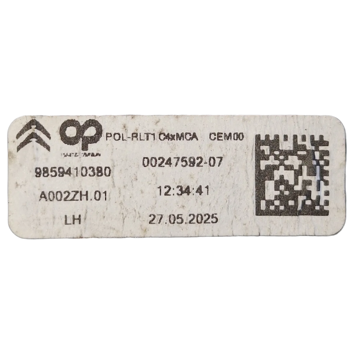 Citroen C4 III C41  redesign   25-   lampa zadnja lijeva    9859410380