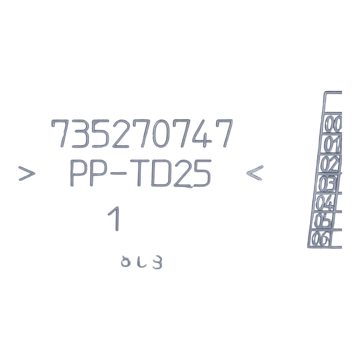 Fiat Doblo   00-10    pretinac rukavica  735270747