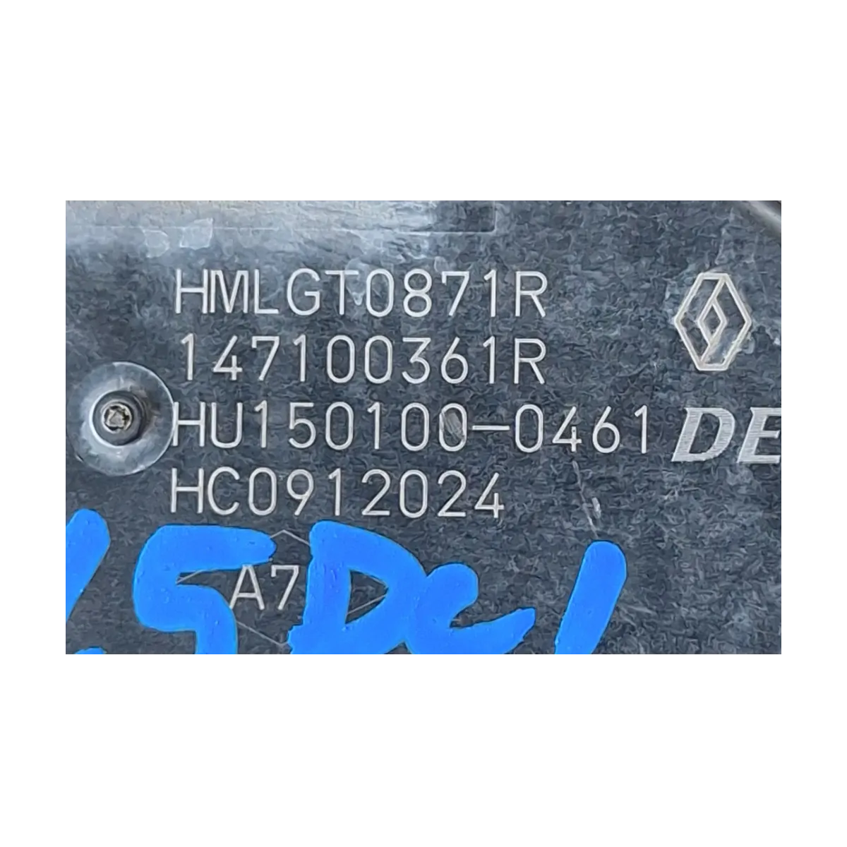 Renault Kadjar 1.5 DCI  EURO VI 15-22    EGR ventil    HMLGT0871R  147100361R  HU150100-0461    TEST.