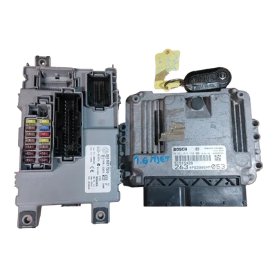 Fiat Doblo III  1.6 JTD 10-   set  računalo ECU+BSI+KLJUČ   0281018698  51915429  519217570