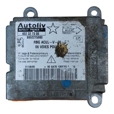 Peugeot 206   98-09  centrala airbaga  9652275980   602327300