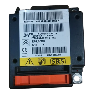 Citroen C6   05-12  centrala airbaga  9664357180