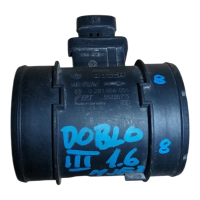 Fiat Doblo III 1.6 M-jet 10-22  mjerač protoka zraka 0281006054 55220715 55206759 71750589