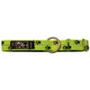 Sledddog Collar Reflex Green