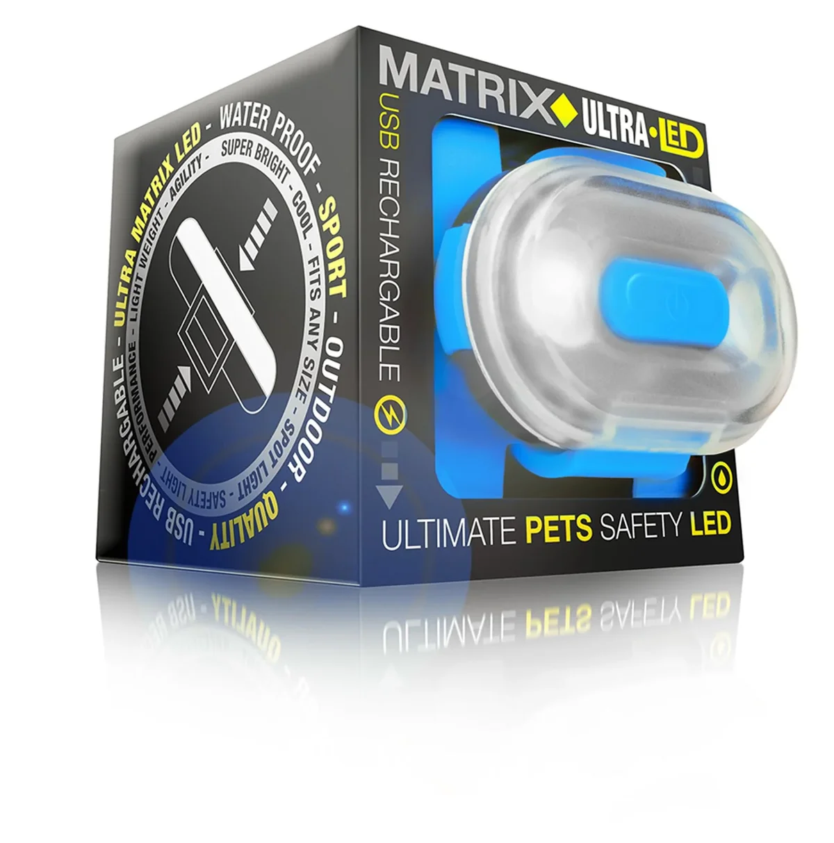 THE ULTIMATE PET SAFETY LIGHT SKY BLUE