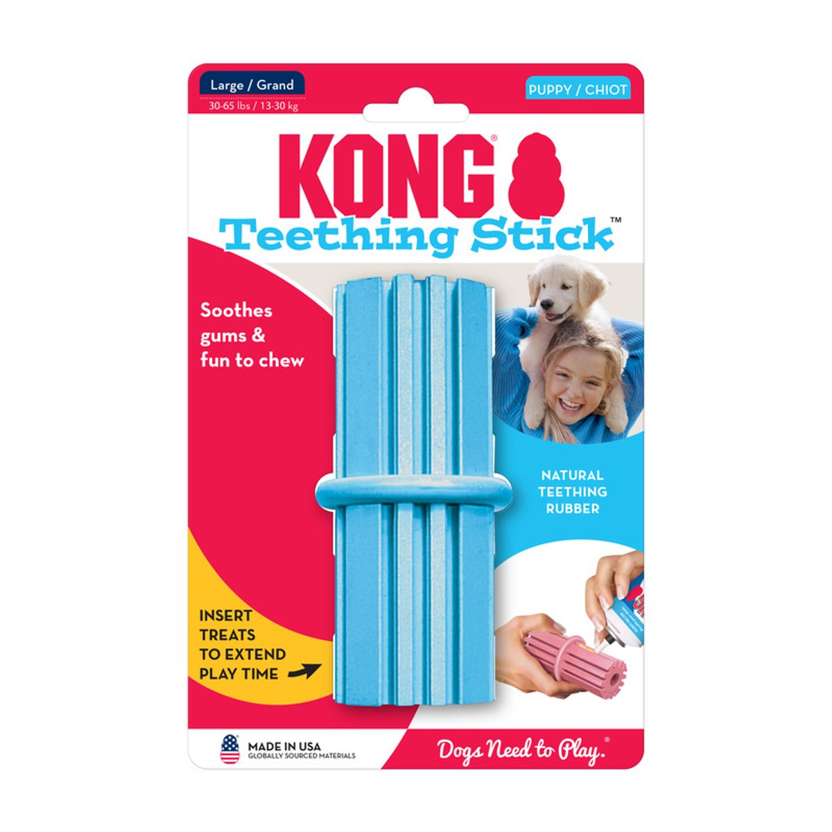 KONG igračka za pse Puppy Teething Stick