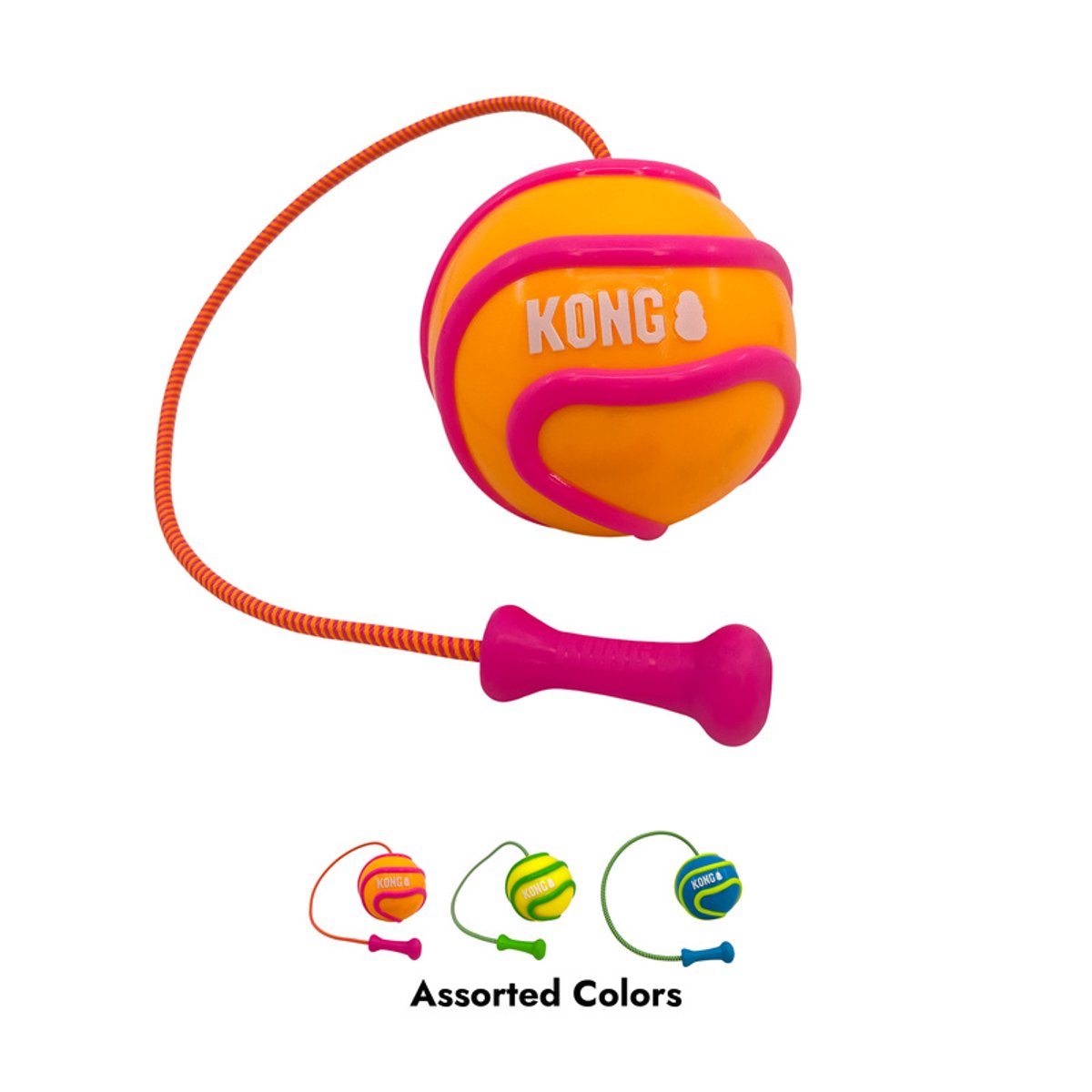 KONG igračka za pse Bunji High-Viz Ball Large