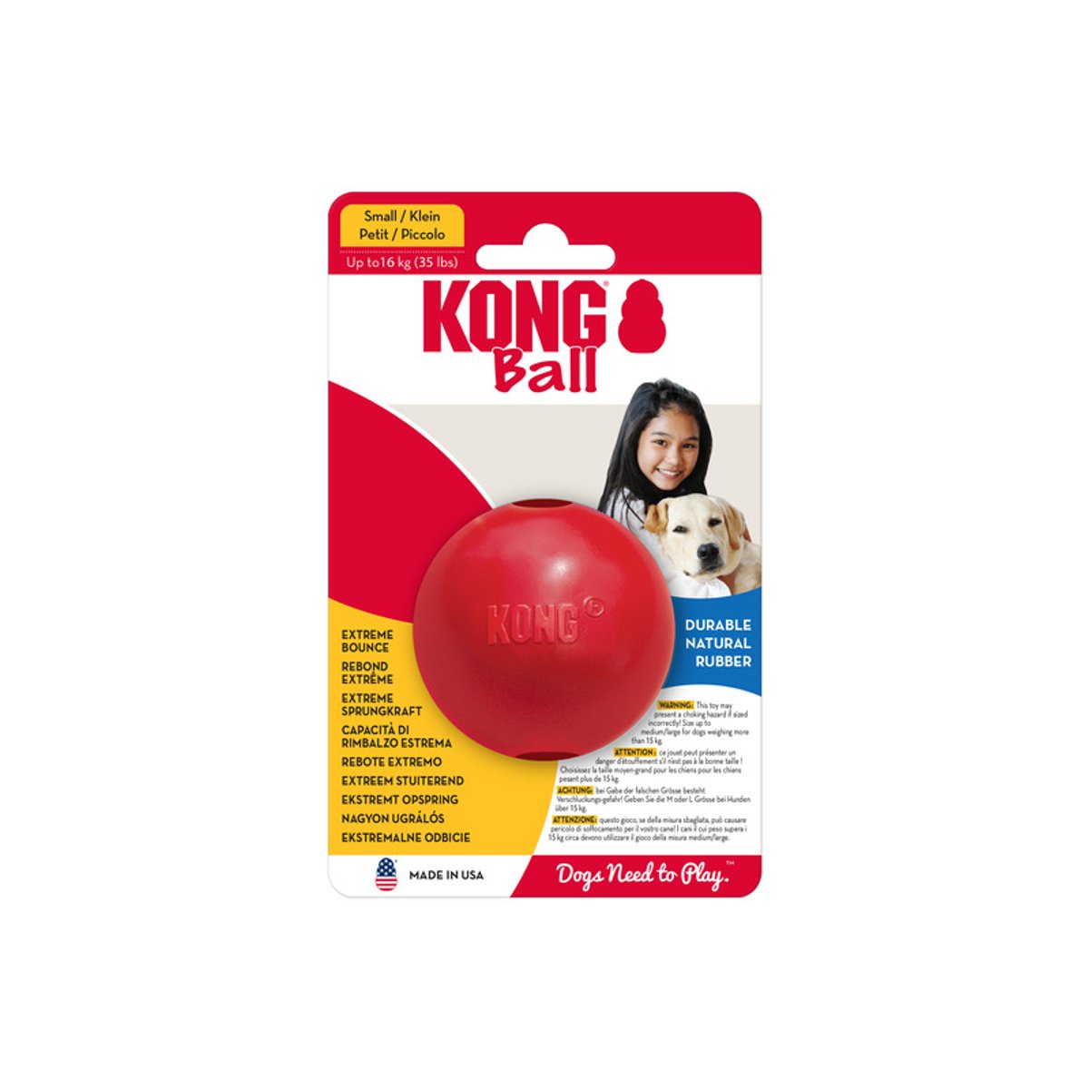 KONG igračka za pse Ball Medium/Large
