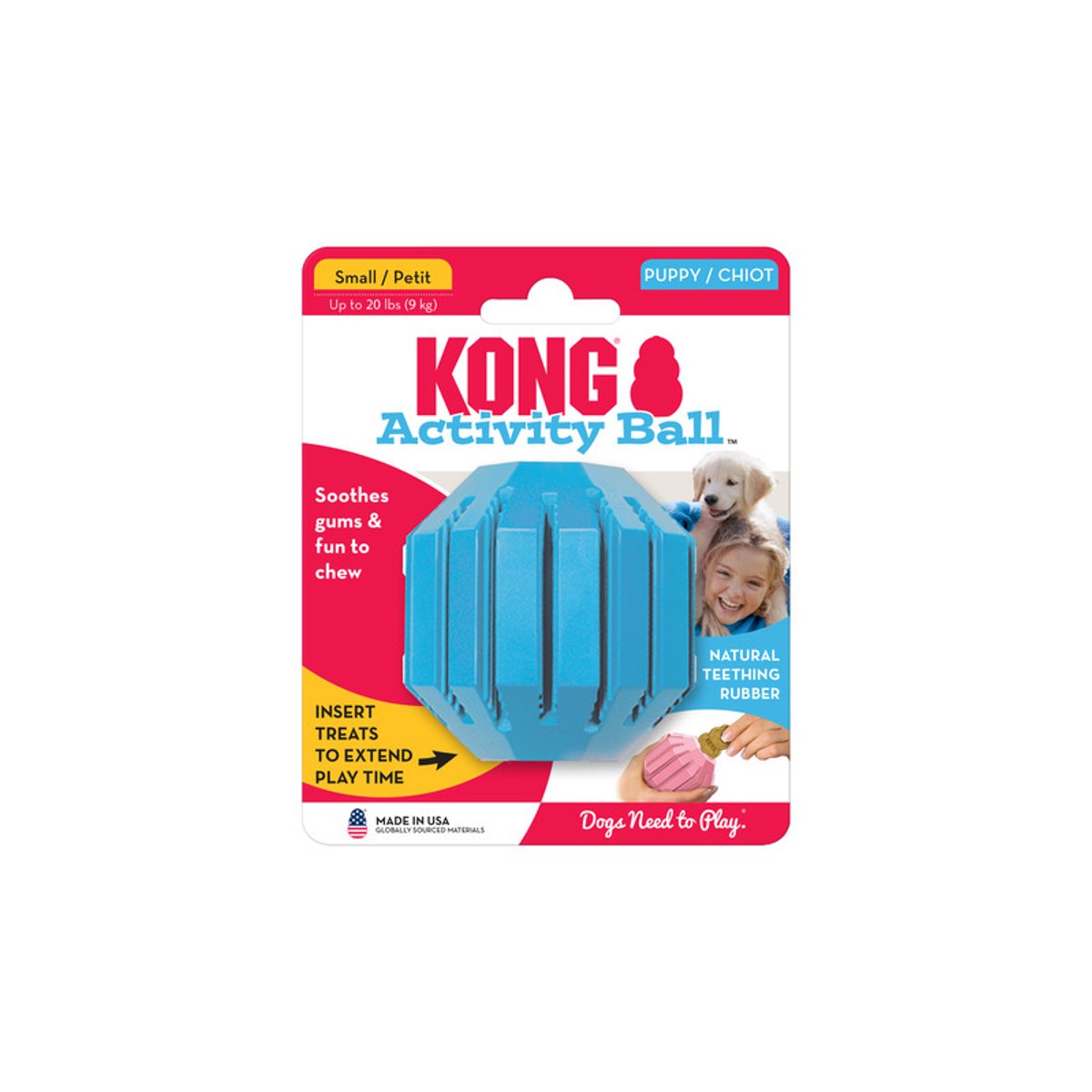 KONG igračka za pse Puppy Activity Ball