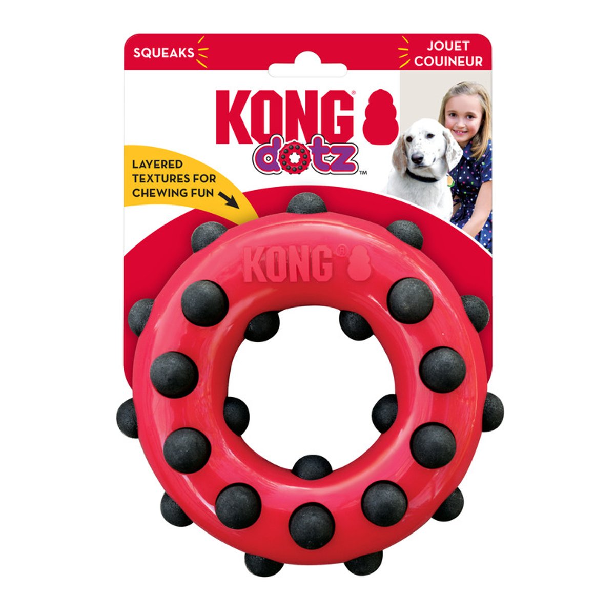 KONG igračka za pse Dotz Circle