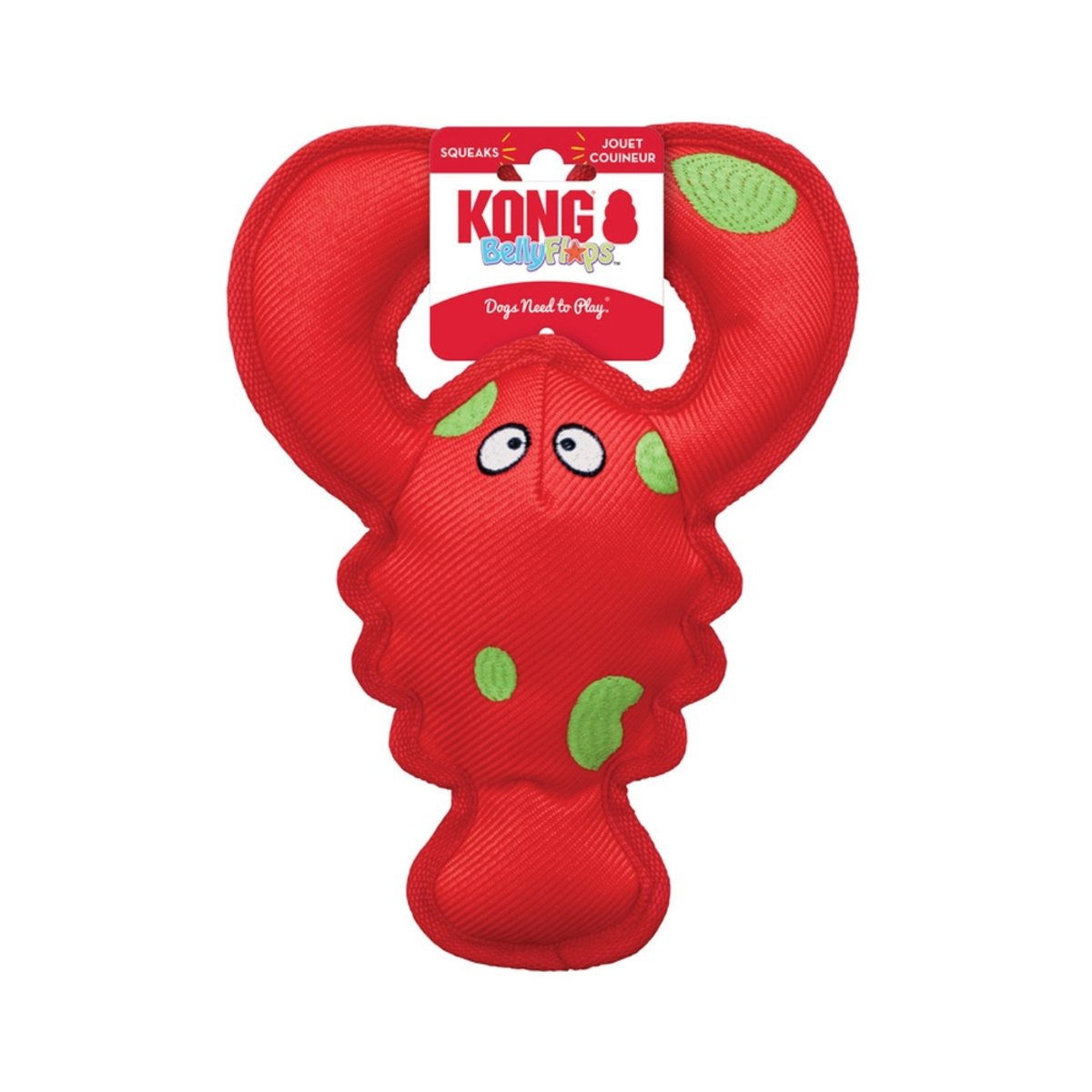 KONG igračka za pse Belly Flops Lobster Md