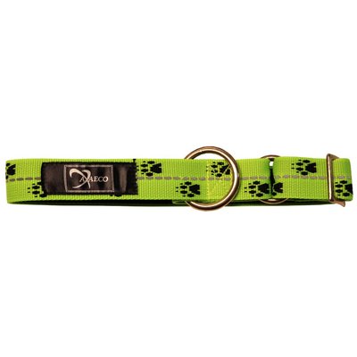 Sledddog Collar Reflex Green