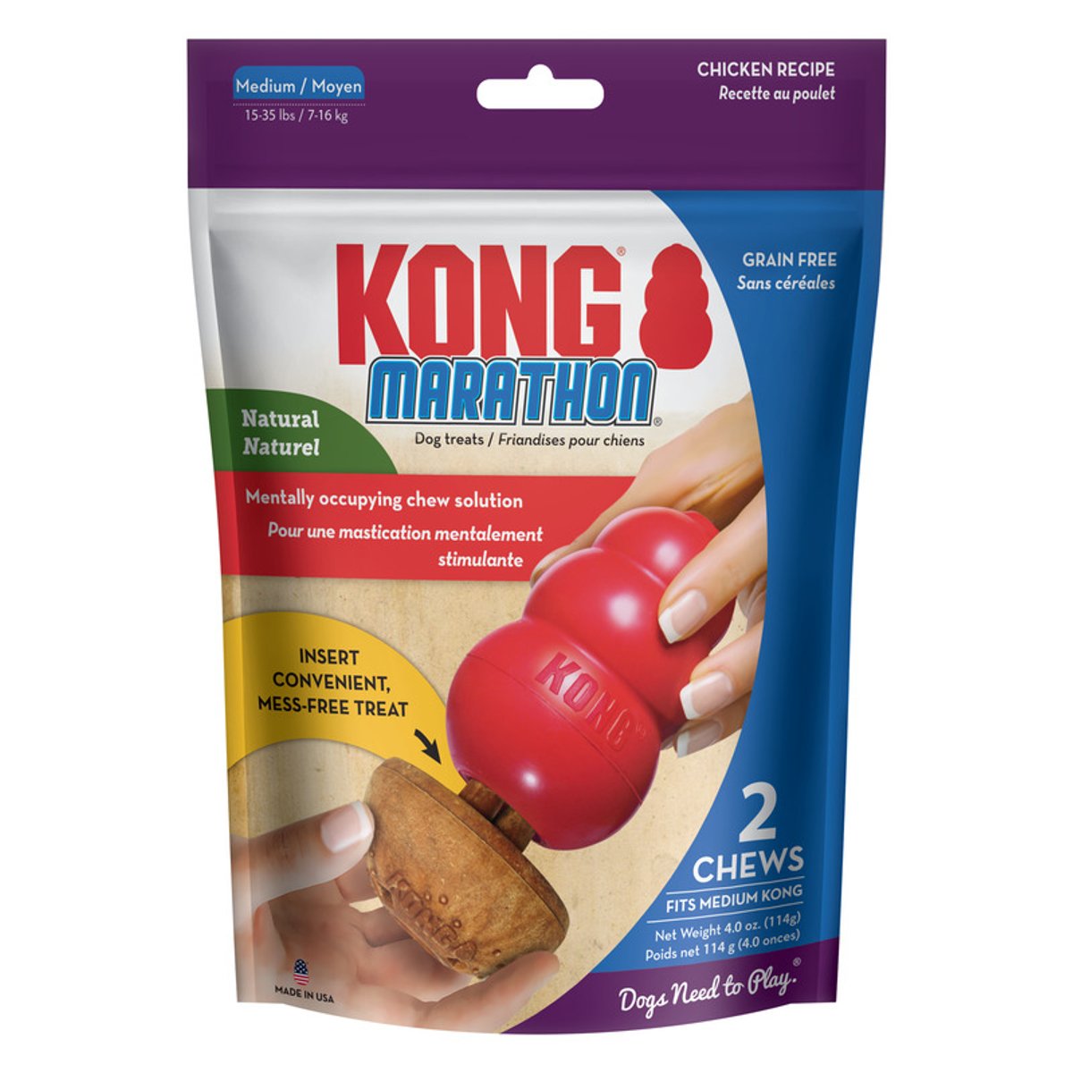 KONG MARATHON 2-pcs CHICKEN